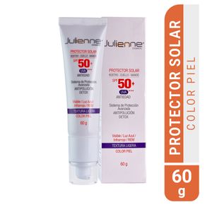 Protector Solar Facial Julienne Antiedad Color Piel Spf 50+ X 60 Gr