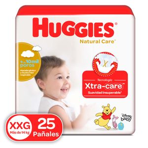 Panal Huggies Natural Care Talla Xxg/5 X 25 Und