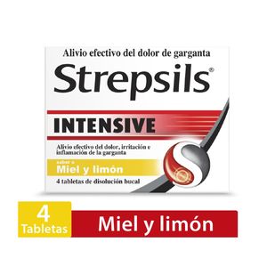 Strepsils Intensive Caja X 4 Tabl