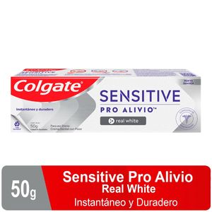 Crema Dental Colgate Sensitive Pro-alivio Real White X 50 Gr