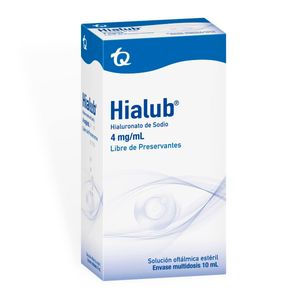 Hialub Hialuronato Sodico 4 Mg/ml Oftalmica X 10 Ml
