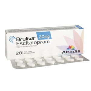 Bruliva Escitalopram 20 Mg X 28 Tabl