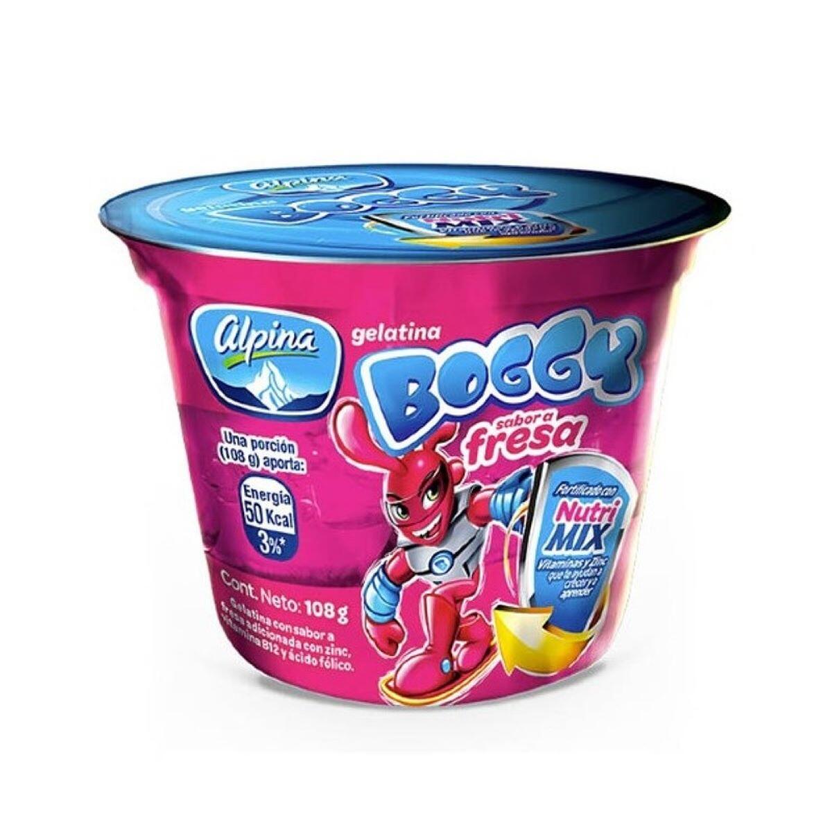 GELATINA BOGGY FRESA VASO X 108 GR