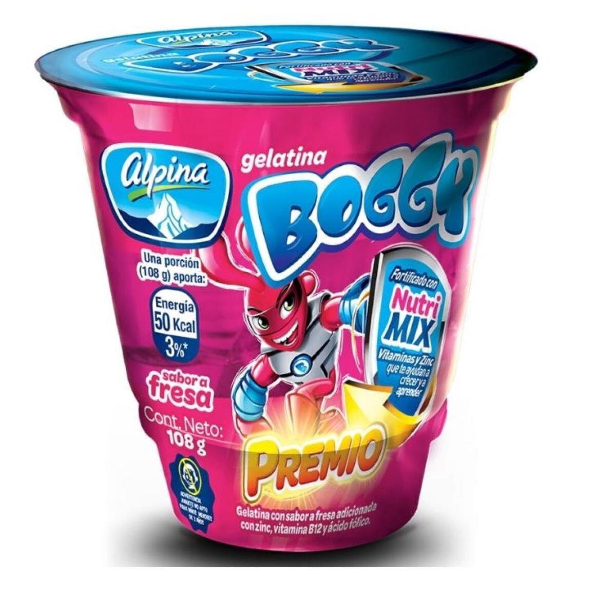 GELATINA BOGGY PREMIO FRESA X 108 GR
