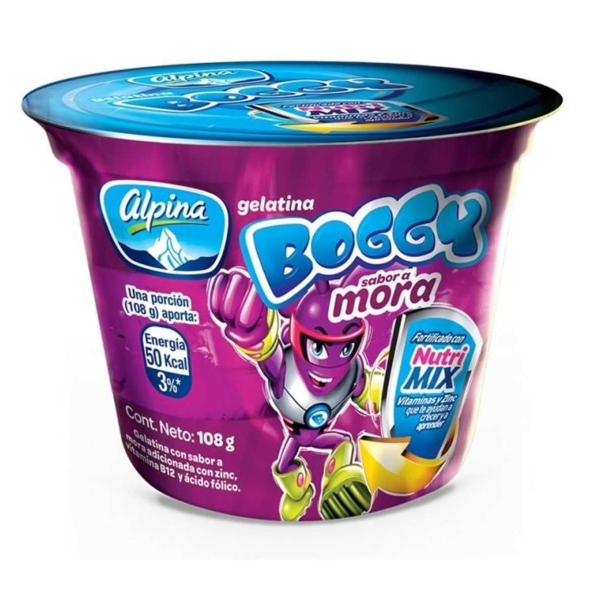 GELATINA BOGGY MORA VASO X 108 GR