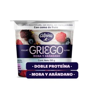 Yogurt Griego Mora Arandanos Vaso X 150 Gr