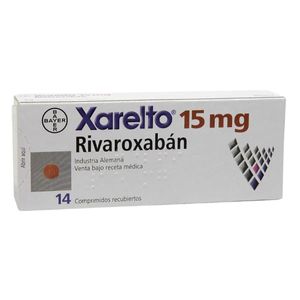 Xarelto Rivaroxaban 15 Mg X 14 Tabl