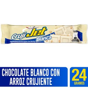 Chocolatina Crujijet Blanca Barra X 24 Gr
