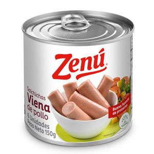 Salchicha Zenu Viena Pollo X 150 Gr