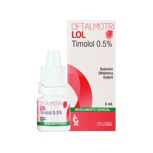 Oftalmotrilol Timolol 05 Oftalmico X 5 Ml