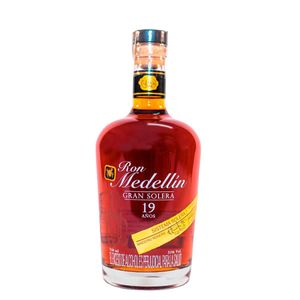 Ron Medellin Gran Solera 19 Anos  X 750 Ml