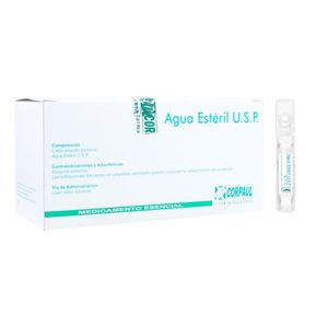 Agua Esteril Usp X 5 Ml X 100 Und