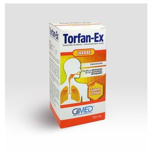 Torfan-ex Carboximetilcisteina/guayacolato 300/200 Mg Jarabe X 120 Ml