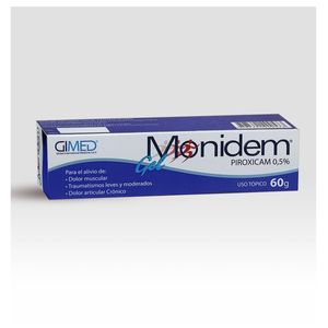 Monidem Piroxicam 0.5% Gel X 60 Gr