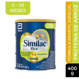 Formula Infantil Similac Rice 0-12 Meses X 400 Gr