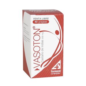 Vasoton X 40 Grageas