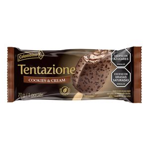 Helado Paleta Tentazione Cookies Y Cream X 70 Gr