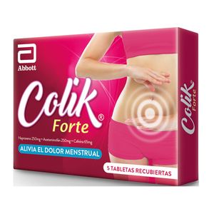 Colik Forte Acetaminofen/cafeina/naproxeno 250/65/220 Mg X 5 Tabl