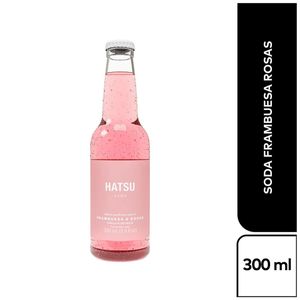 Soda Hatsu Frambuesa Y Rosas Bot X 300 Ml