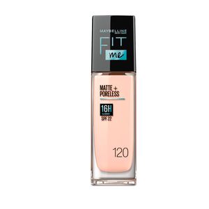 Base Maquillaje Maybelline Fit Me Matte + Poreless Classic 120 Ivory X 30 Ml
