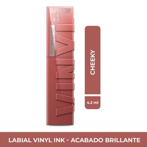 Labial Maybelline Super Stay Vinyl Ink Cheeky X 4.2 Ml