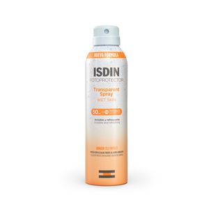 Fotoprotector Isdin Transparent Spray Wet Skin Spf 50 Frasco X 250 Ml