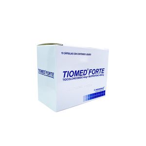 Tiomed Forte Tiocolchicosido/ibuprofeno 4/400 Mg X 15 Caps