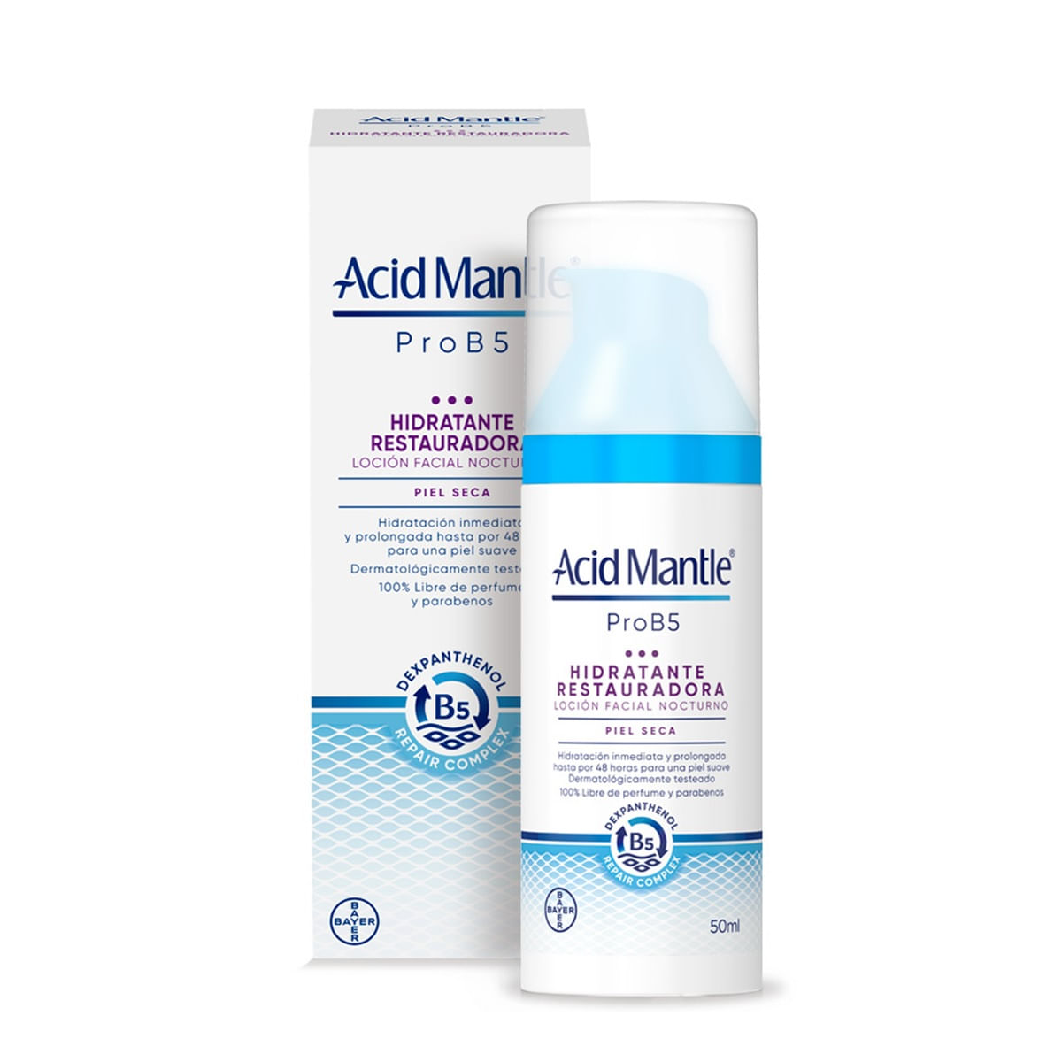 Acid Mantle Pro B5 Hidratante Locion Facial Nocturno Frasco X 50 Ml