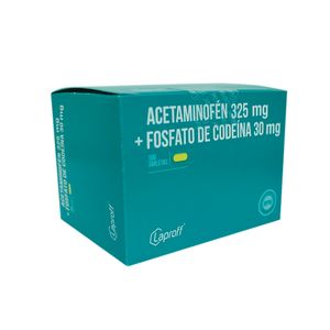 Acetaminofen + Codeina 325/30 Mg X 100 Tabl
