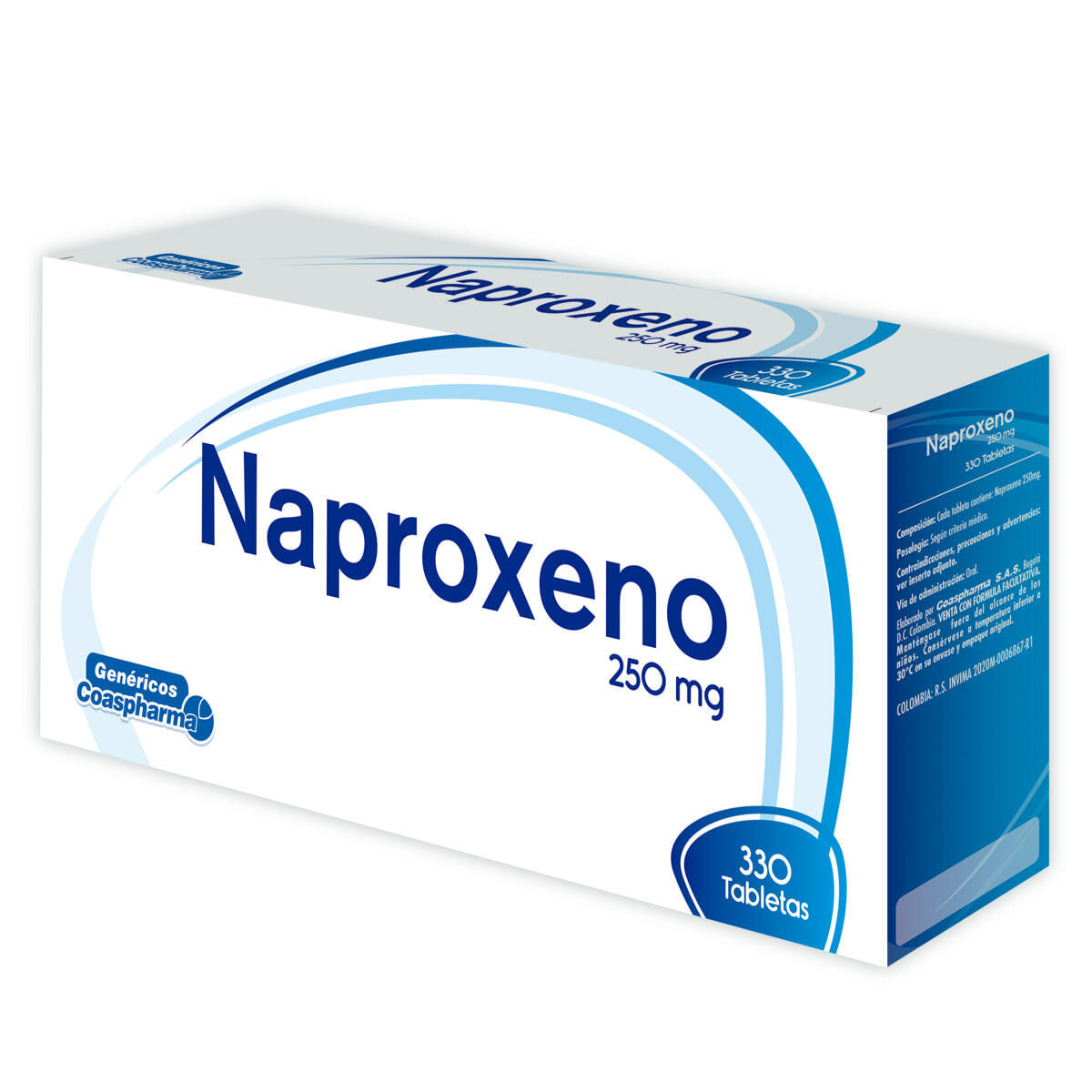 Naproxeno 250 Mg Caja X 330 Tabl