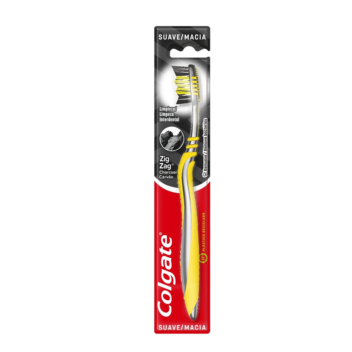 Cepillo Dental Colgate Zig Zag Carbon Suave X 1 Und