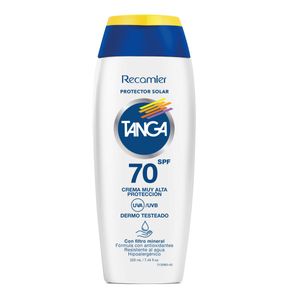 Protector Solar Tanga Spf 70 Crema X 220 Ml