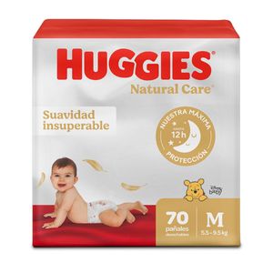 Panal Huggies Natural Care Talla M/2 X 70 Und