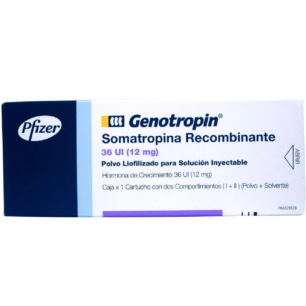 GENOTROPIN 12 MG/36 U.I CAJA X 1 AMP tudrogueriavirtual