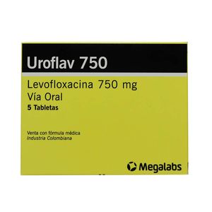 Uroflav Levofloxacina 750 Mg X 5 Tabl