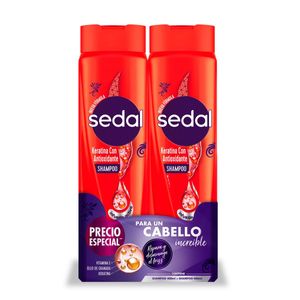 Shampoo Sedal Keratina X 400 Ml X 2 Und Precio Especial