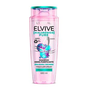 Shampoo Elvive Hialuronico Pure X 680 Ml