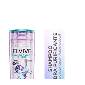 Shampoo Elvive Hialuronico Pure X 370 Ml