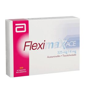 Fleximax Ace Acetaminofen/tiocolchicosido 325/4 Mg X 14 Tabl