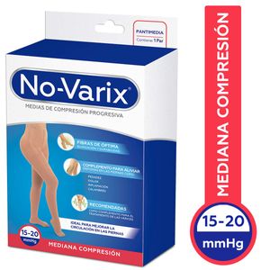 Pantimedia No-varix Dama Mediana Compresion Visone Talla M X 1 Und