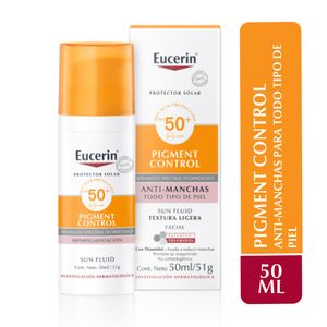 Eucerin Sun Fluid Pigment Control Spf 50+ Fco X 50 Ml