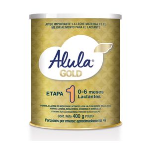 Formula Infantil Alula Gold 1 X 400 Gr