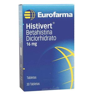 Histivert Betahistina 16 Mg X 30 Tabl