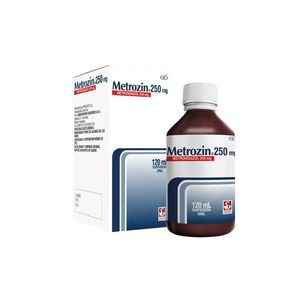 Metrozin Metronidazol 250 Mg Suspension X 120 Ml