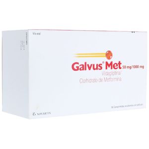 Galvus-met Vildagliptina/metformina 50/1000 Mg X 56 Tabl