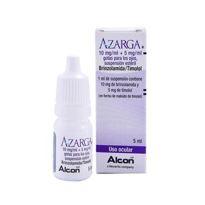 Azarga Brinzolamidatimolol 105 Mg Solucion Oftalmico X 5 Ml