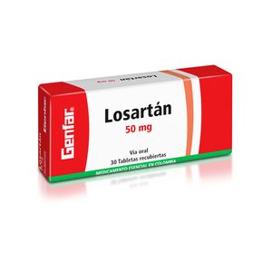 Losartan 50 Mg Caja X 30 Tabl
