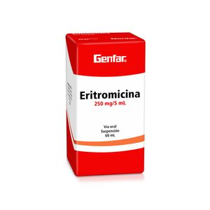Eritromicina 250 Mg X 60 Ml