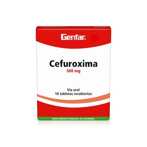 Cefuroxima 500 Mg X 10 Tabl