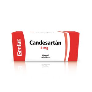 Candesartan 8 Mg X 14 Tabl